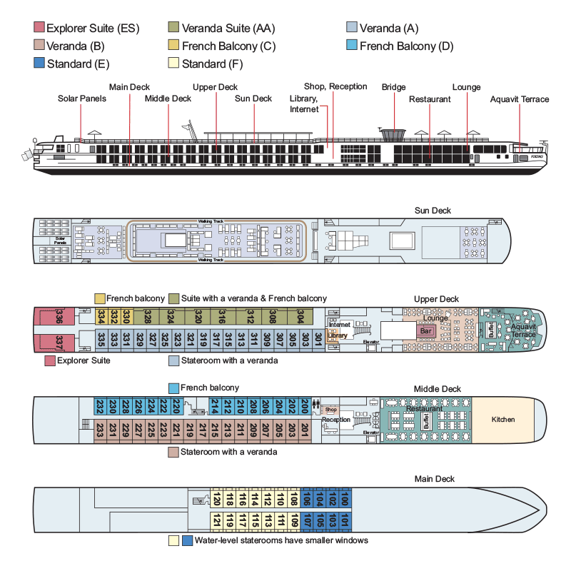 viking cruise ship locator